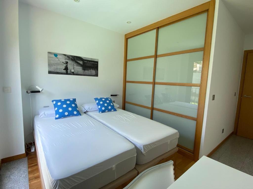 Baiona, Playa Santa Marta, Piscina Apartment Bagian luar foto